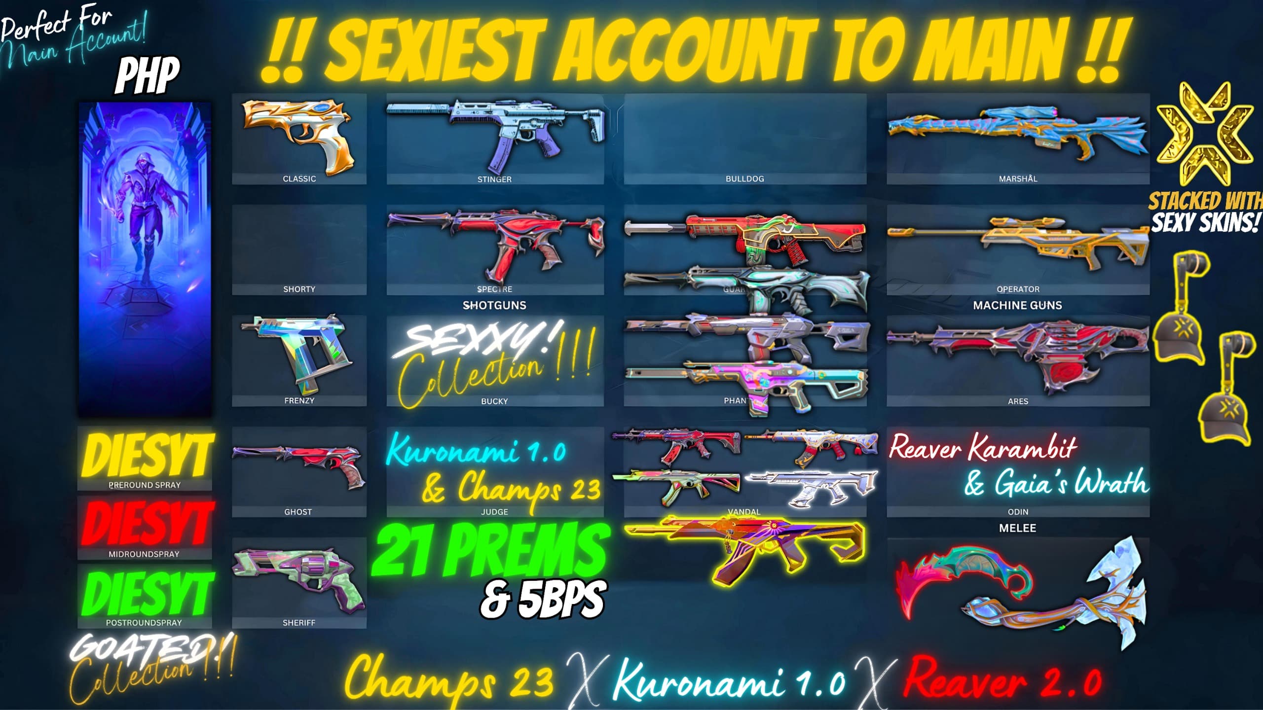 Limited Champs 23 x Kuronami | 21 Prem + 5 BP